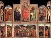 Jan Van Eyck The Ghent Altarpiece oil painting artist